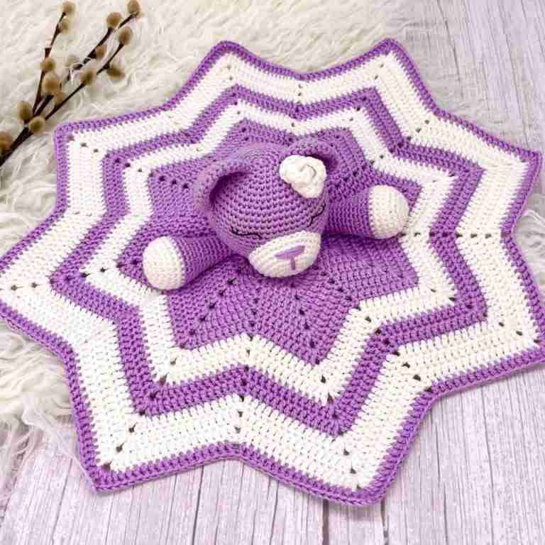 Free Crochet Bear Lovey Pattern
