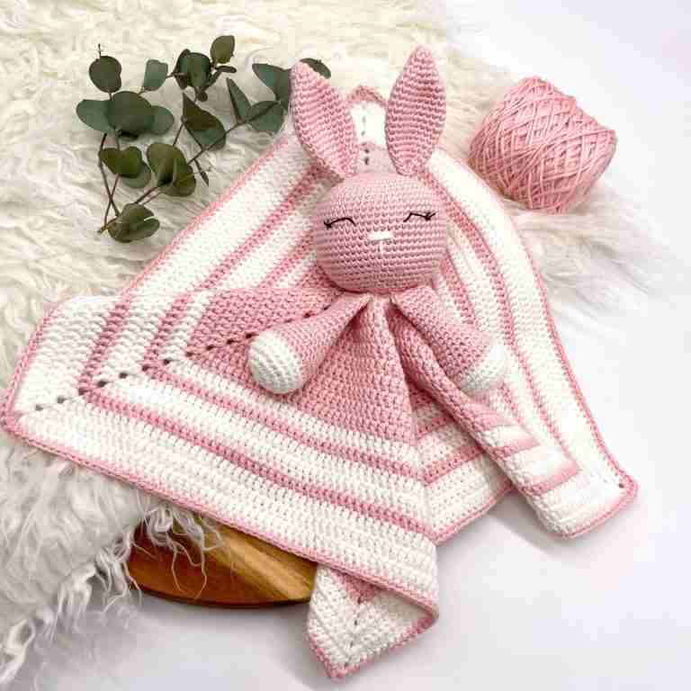Free Crochet Bunny Lovey Pattern