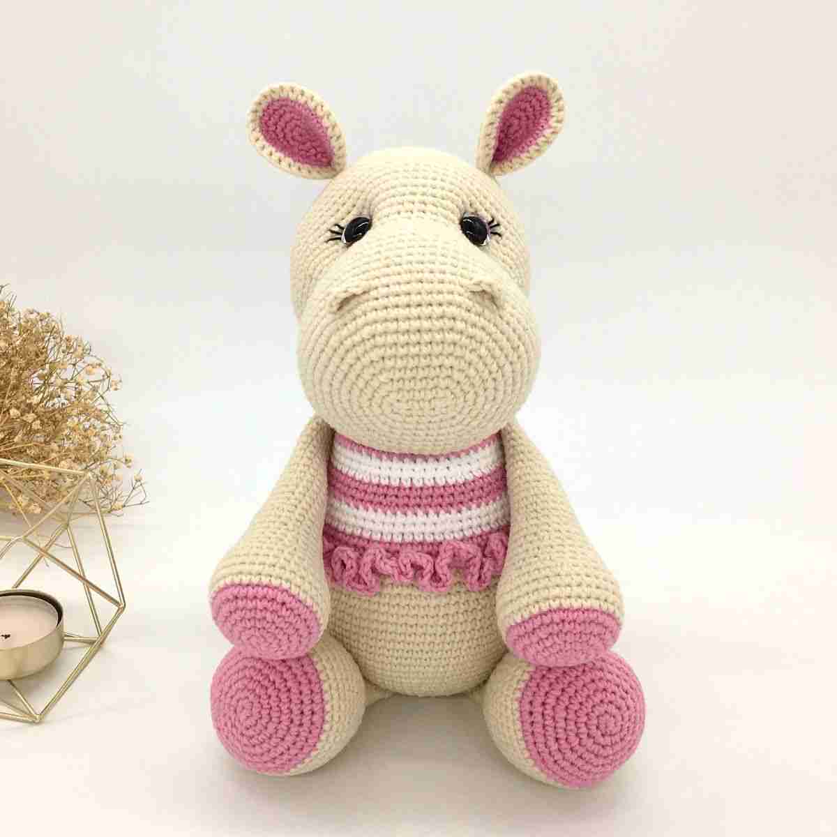 Free Crochet Hippo Pattern