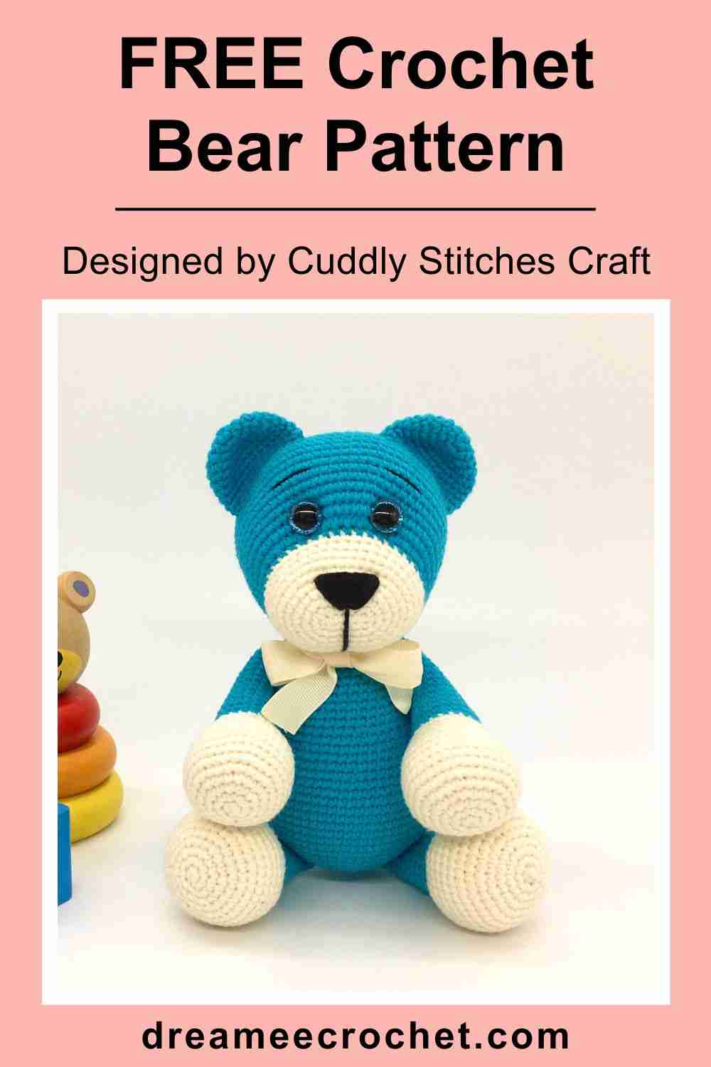 Free crochet bear pattern, free Amigurumi bear Pattern by Cuddly Stitches Craft (3)