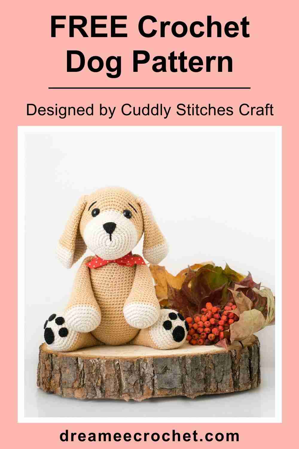 Free crochet dog pattern, free Amigurumi dog Pattern by Cuddly Stitches Craft (3)