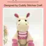 Free crochet hippo pattern, free Amigurumi hippo Pattern by Cuddly Stitches Craft (3)