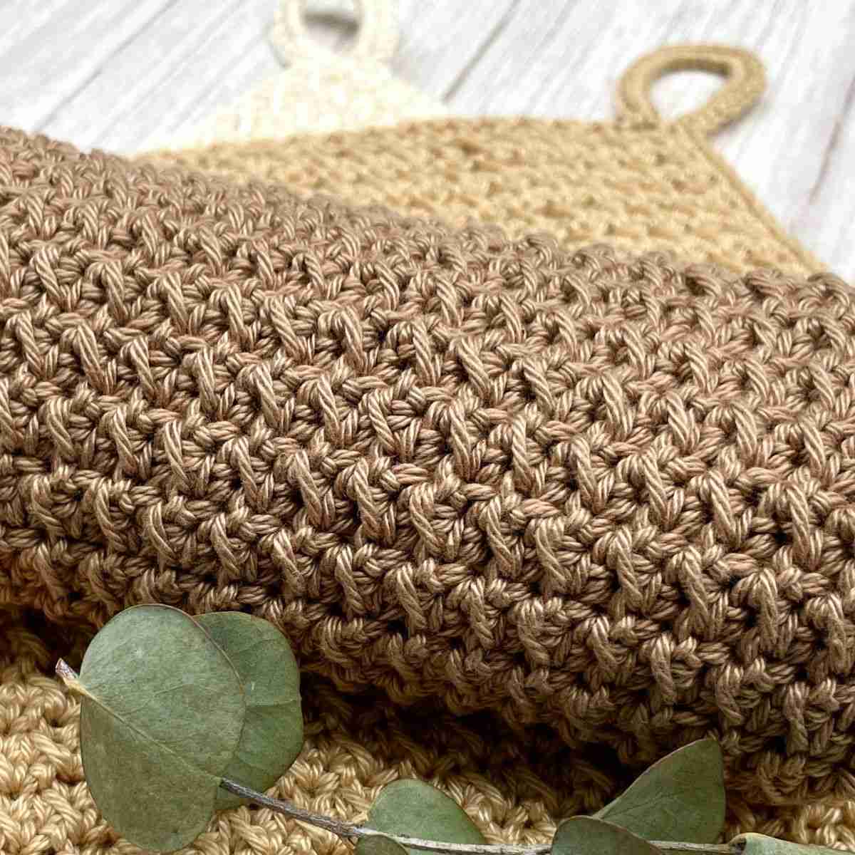 How to crochet even moss stitch, easy stitch tutorial