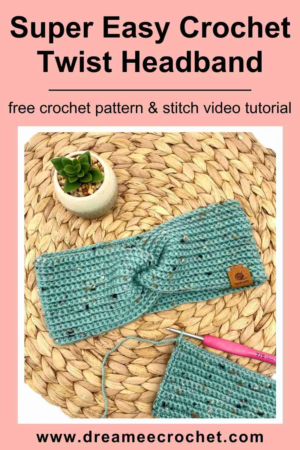 Free Crochet Twist Headband Pattern