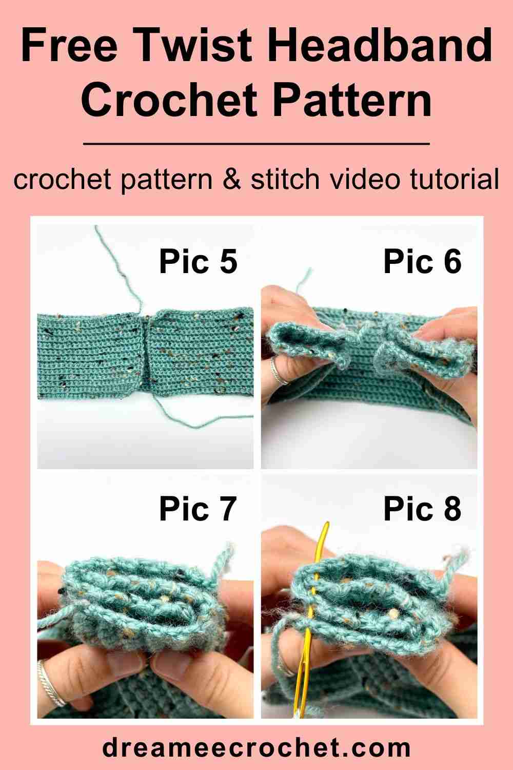 Free Crochet Twist Headband Pattern