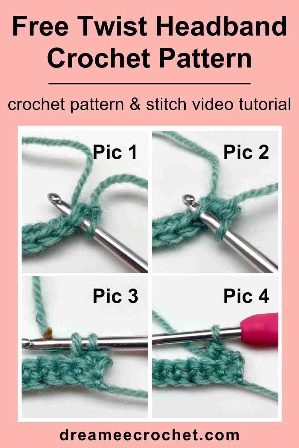 Free Crochet Twist Headband Pattern