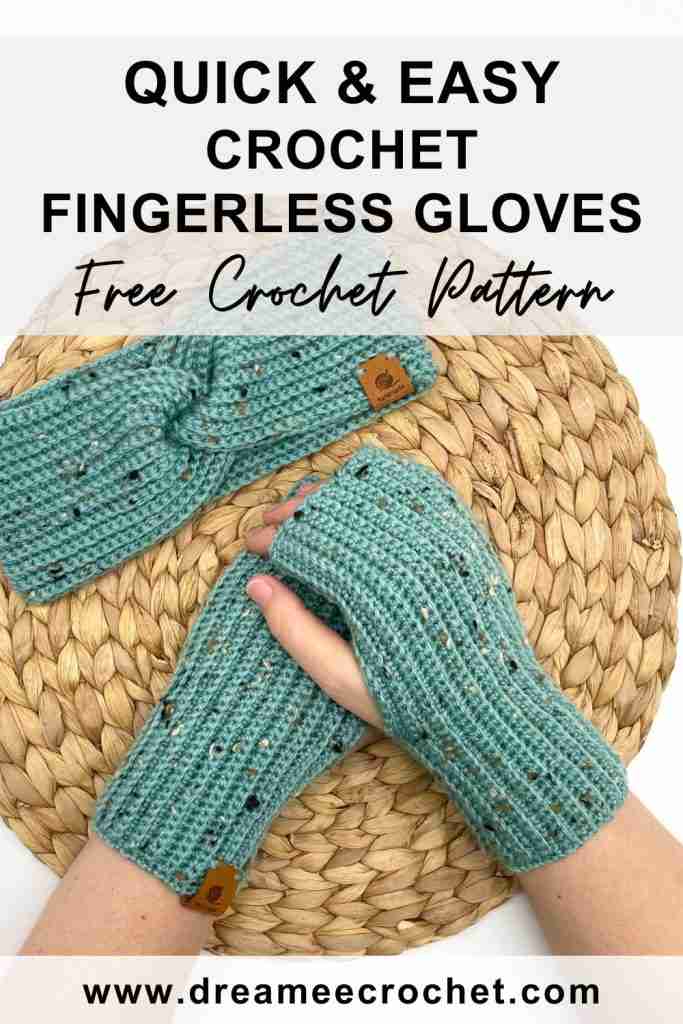 Free Crochet Fingerless Gloves Pattern, Crochet Fingerless Mittens (2)