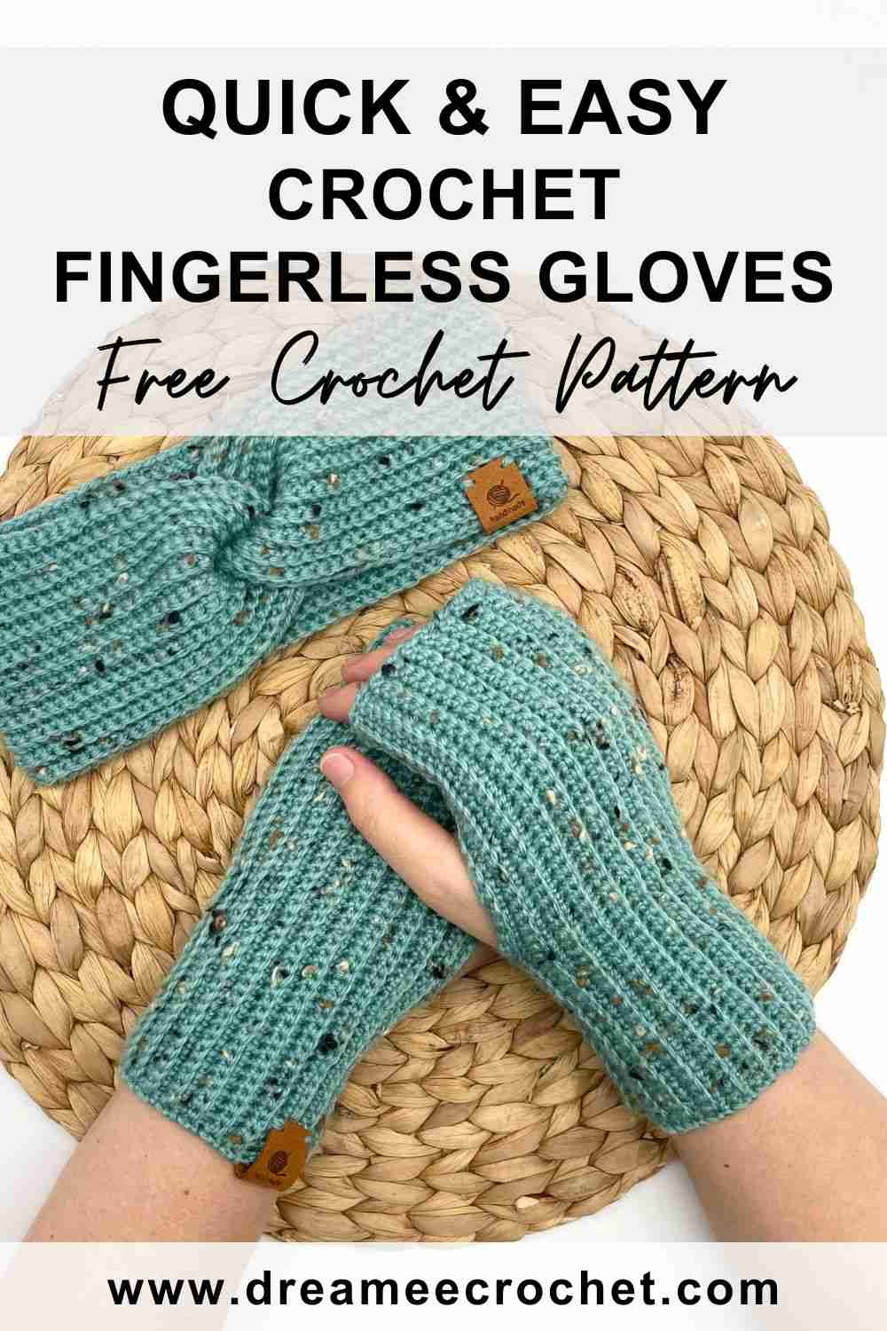 Free Crochet Fingerless Gloves Pattern, Crochet Fingerless Mittens (2)