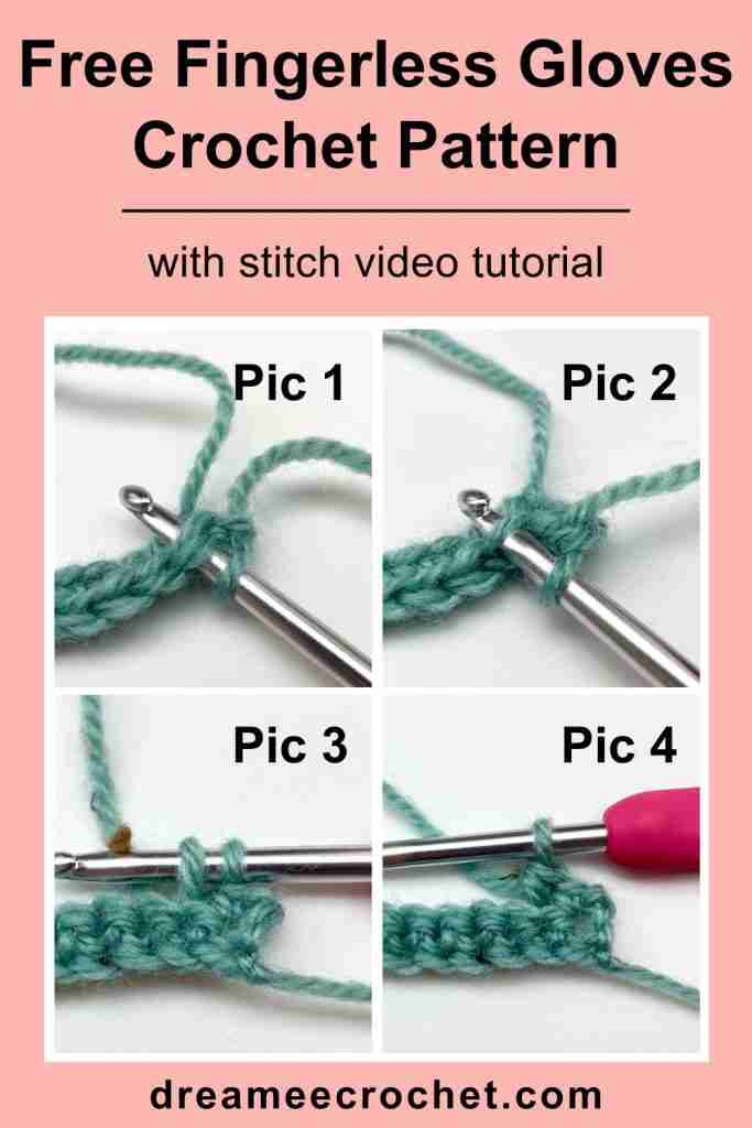 Free Crochet Fingerless Gloves Pattern, Crochet Fingerless Mittens (4)