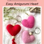 Free Crochet Heart Keychain Pattern: Easy Amigurumi Heart Pattern